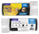 PACK LIXO 030 LITROS PRETO 59X62 FD 10X50 UN