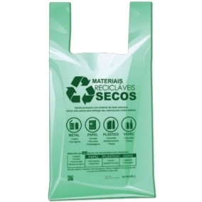 RMPK - SACOLA COD DE BARRAS ABNT-1 VERDE 48 X 55 BIOPLASTICA - PT 2,8 KG*