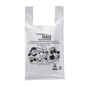 RMPK - SACOLA COD DE BARRAS ABNT-1 CINZA 48 X 55 BIOPLASTICA - PT 2,8 KG*