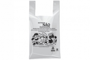 SACOLA CINZA NAO RECICLAVEL LEI SP 90X100 BIOPLASTICA - PACOTE 3.1KG SACOLA CINZA NAO RECICLAVEL LEI SP 90X100 BIOPLASTICA - PACOTE 3.1KG