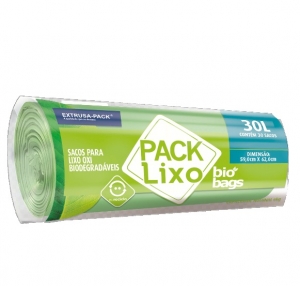 PACK LIXO BIOBAGS 030 LITROS VERDE 59X62 FD 10X30 UN