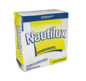 GUARDANAPO NAUTILUX FOLHA SIMPLES 30 X 30 - FD.30X50UN
