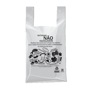 RMPK - SACOLA COD DE BARRAS ABNT-1 CINZA 48 X 55 BIOPLASTICA - PT 2,8 KG*