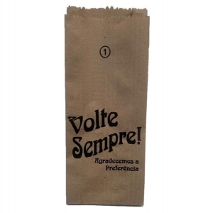 MP - SACO PAPEL KRAFT VOLTE SEMPRE 01KG - PT.500UN