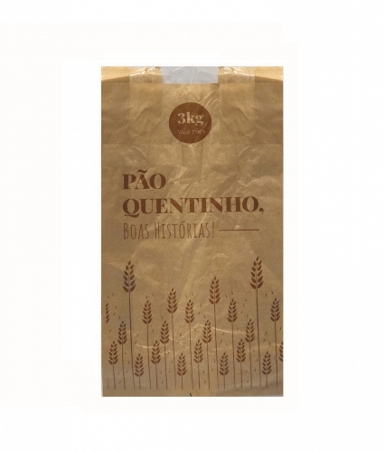 Saco Carryfoody Intercarta com Visor 44x33 cm Pacote com 500 unidades
