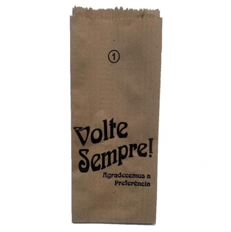 MP - SACO PAPEL KRAFT VOLTE SEMPRE 01KG - PT.500UN