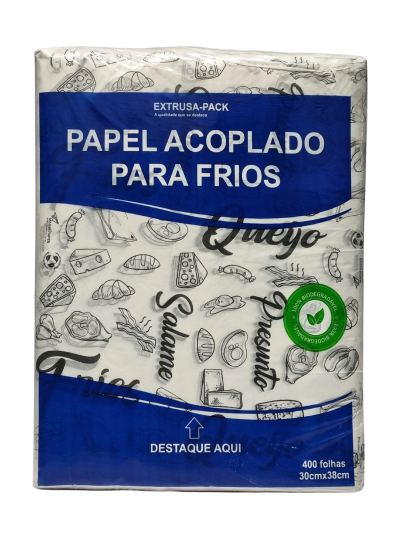 PAPEL ACOPLADO PARA FRIOS 30 X 38 - CX.400FLS