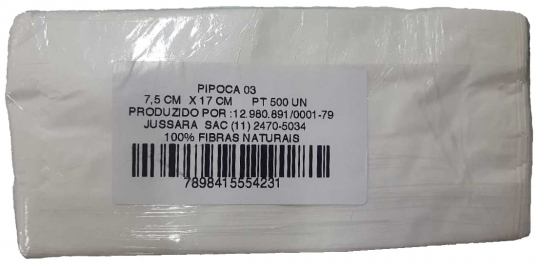 MP - SACO PAPEL MONO PIPOCA 03 - FD.10X500UN